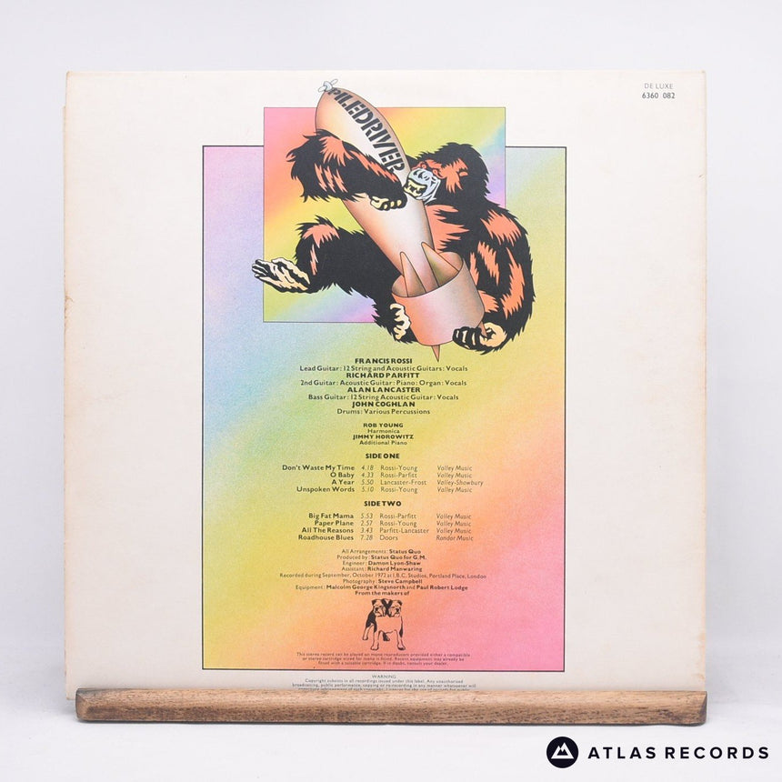 Status Quo - Piledriver - Reissue Gatefold LP Vinyl Record - EX/EX