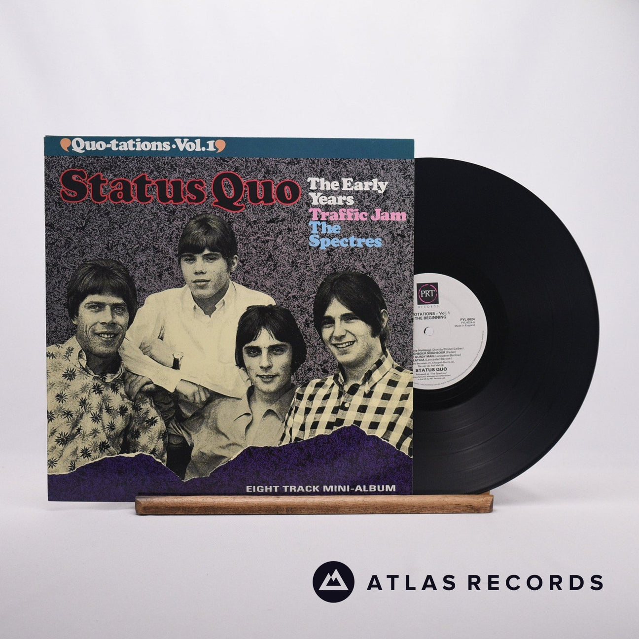 Status Quo Quotations Vol. 1 - The Beginning LP Vinyl Record - Front Cover & Record