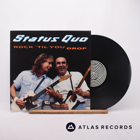 Status Quo Rock 'Til You Drop LP Vinyl Record - Front Cover & Record