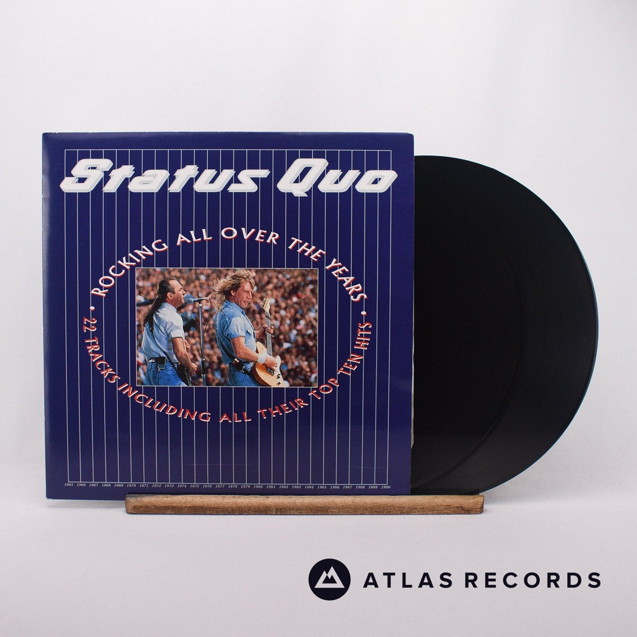 Status Quo Rocking All Over The Years 2 x LP Vinyl Record - Front Cover & Record