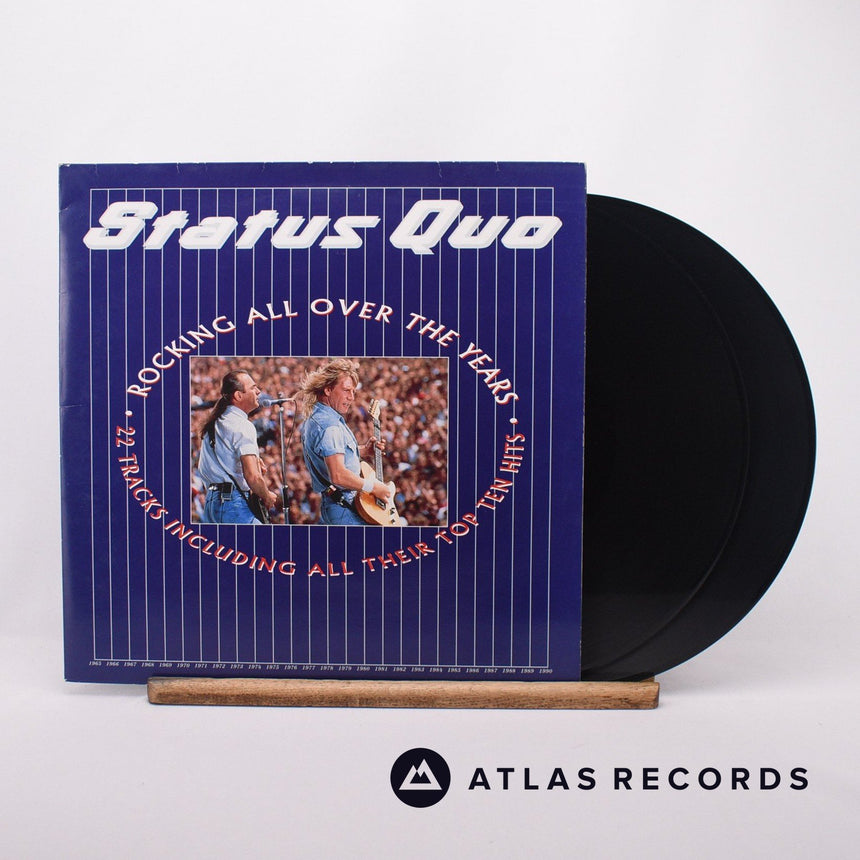 Status Quo Rocking All Over The Years 2 x LP Vinyl Record - Front Cover & Record