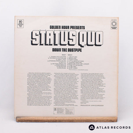 Status Quo - Status Quo - Down The Dustpipe - LP Vinyl Record - VG+/EX