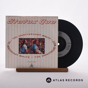 Status Quo The Anniversary Waltz 7" Vinyl Record - Front Cover & Record