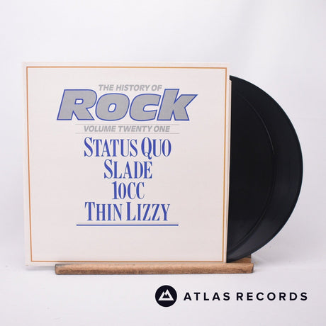 Status Quo The History Of Rock 2 x LP Vinyl Record - Front Cover & Record