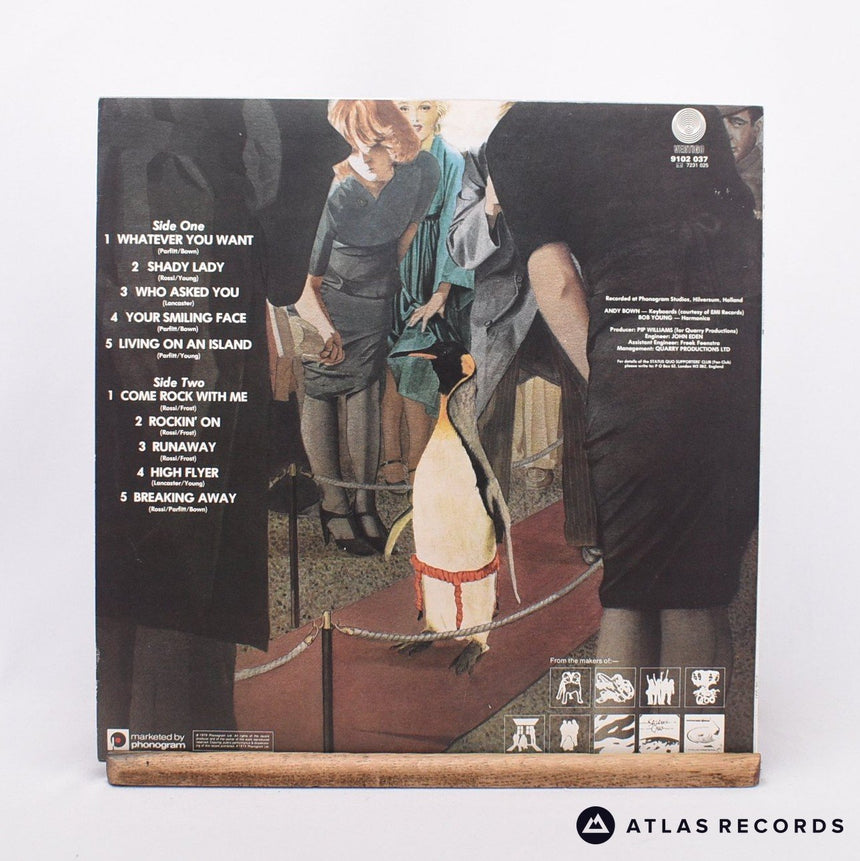 Status Quo - Whatever You Want - Insert LP Vinyl Record - EX/EX