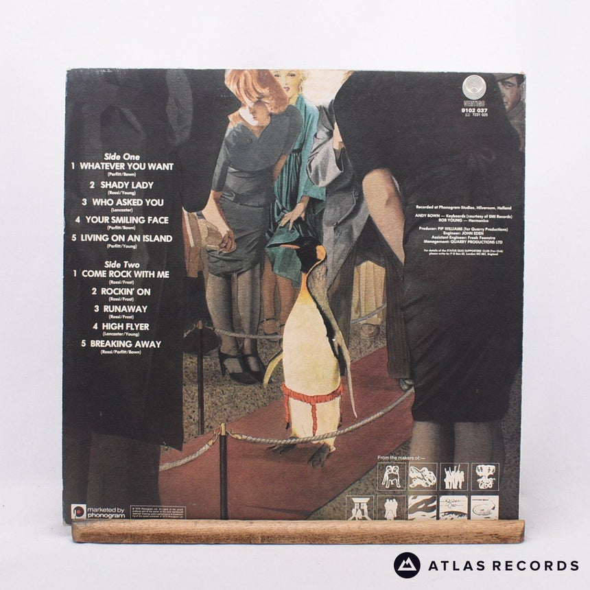 Status Quo - Whatever You Want - Strawberry 1y//2 2y//1 LP Vinyl Record - EX/EX