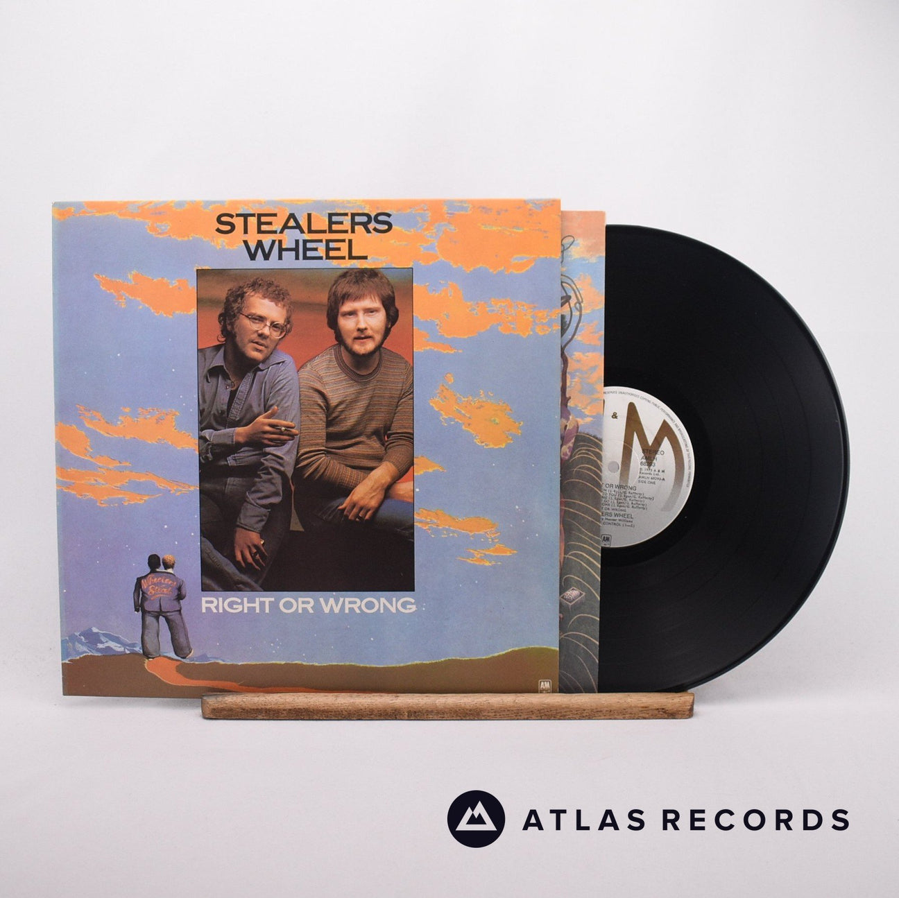 Stealers Wheel Right Or Wrong LP Vinyl Record - Front Cover & Record