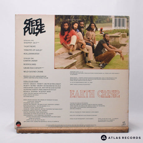 Steel Pulse - Earth Crisis - Specialty A1 B1 LP Vinyl Record - VG+/VG+