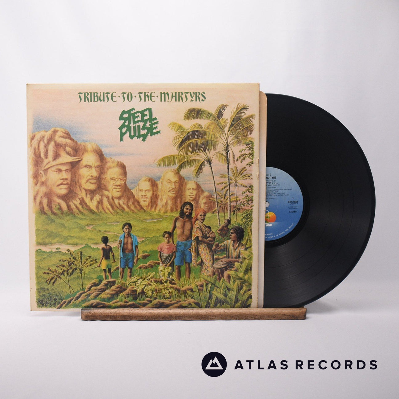 Steel Pulse Tribute To The Martyrs LP Vinyl Record - Front Cover & Record