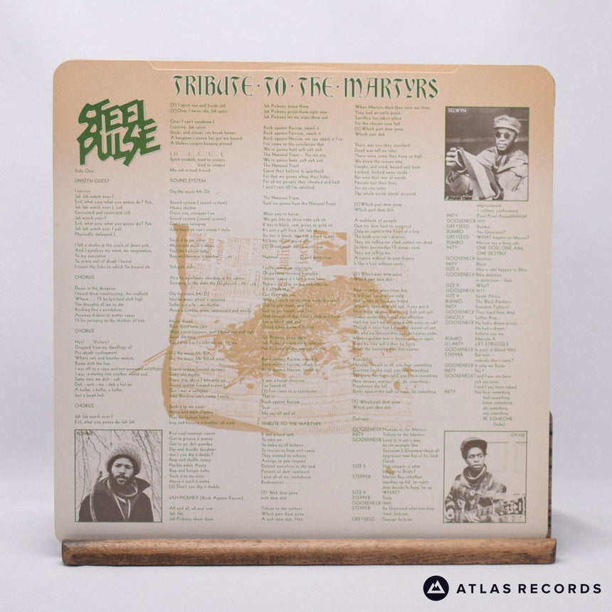 Steel Pulse - Tribute To The Martyrs - A-3 B-3 LP Vinyl Record - EX/EX