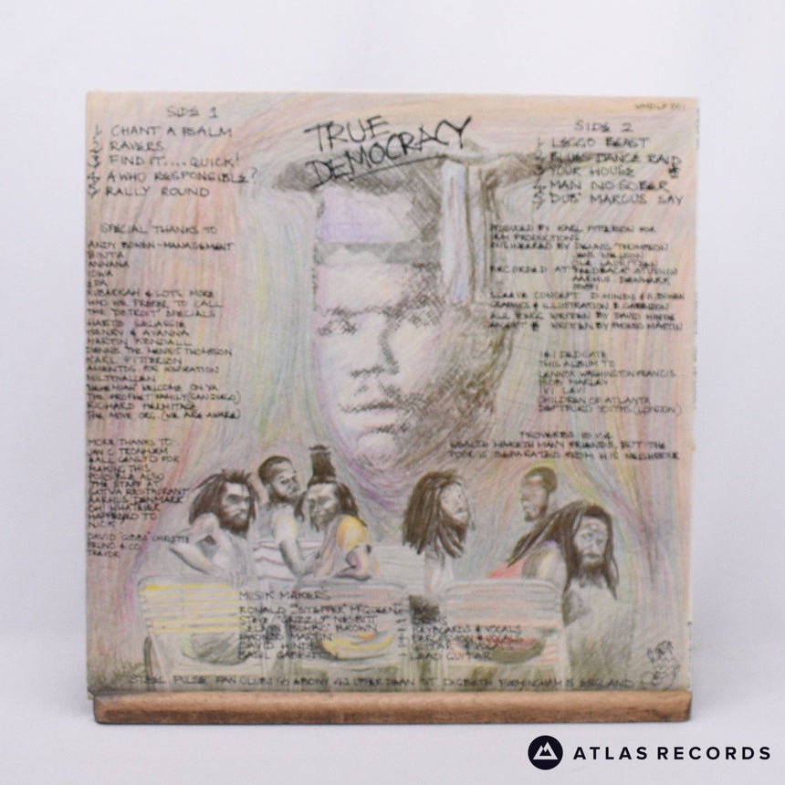 Steel Pulse - True Democracy - A-2 B-1 LP Vinyl Record - EX/EX