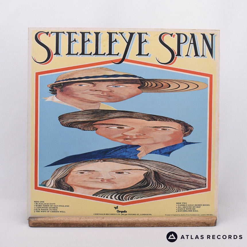 Steeleye Span - All Around My Hat - Lyric Sheet LP Vinyl Record - EX/EX