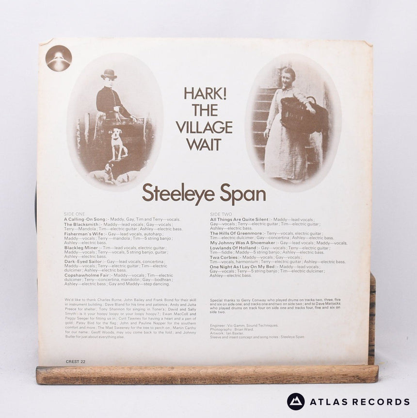 Steeleye Span - Hark! The Village Wait - LP Vinyl Record - VG+/EX