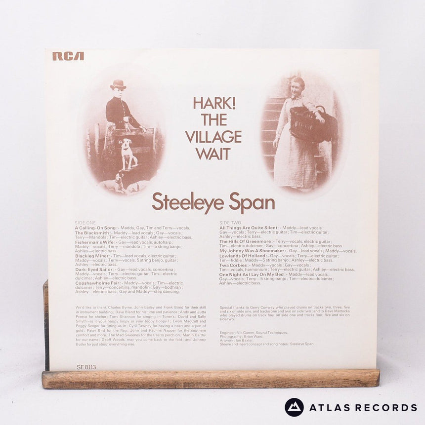 Steeleye Span - Hark! The Village Wait - Insert LP Vinyl Record - VG+/VG+