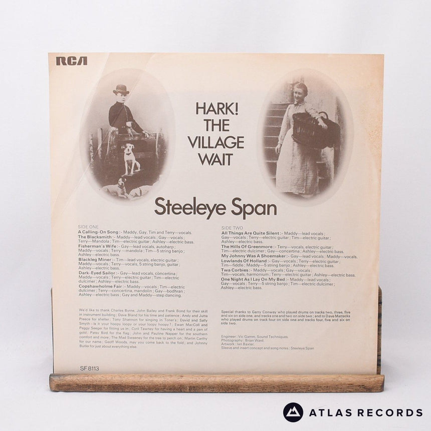 Steeleye Span - Hark! The Village Wait - Insert LP Vinyl Record - EX/EX