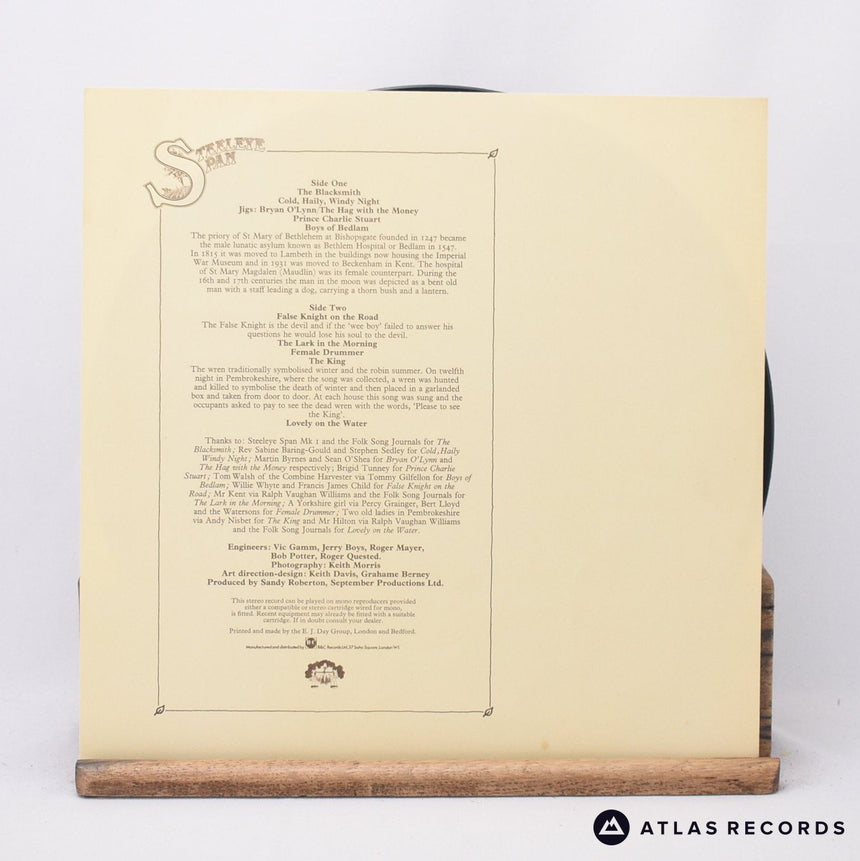 Steeleye Span - Please To See The King - A-2 B-1 LP Vinyl Record - VG+/EX