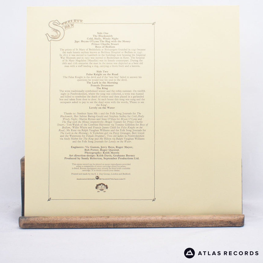 Steeleye Span - Please To See The King - LP Vinyl Record - EX/NM