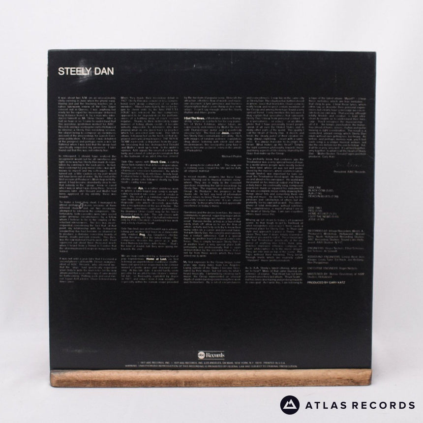 Steely Dan - Aja - Lyric Sheet Us A B LP Vinyl Record - VG+/EX