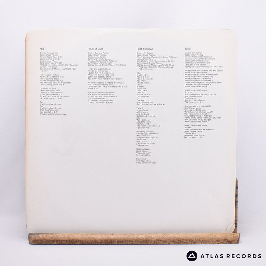 Steely Dan - Aja - A-2 B-2 LP Vinyl Record - EX/EX