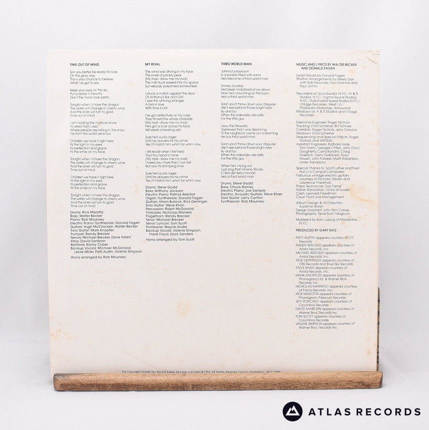 Steely Dan - Gaucho - Bilbo LP Vinyl Record - EX/VG+