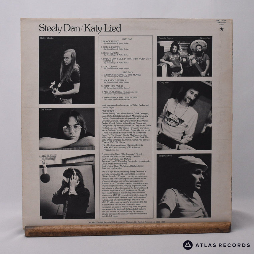 Steely Dan - Katy Lied - A-2 B-2 LP Vinyl Record - VG+/VG+