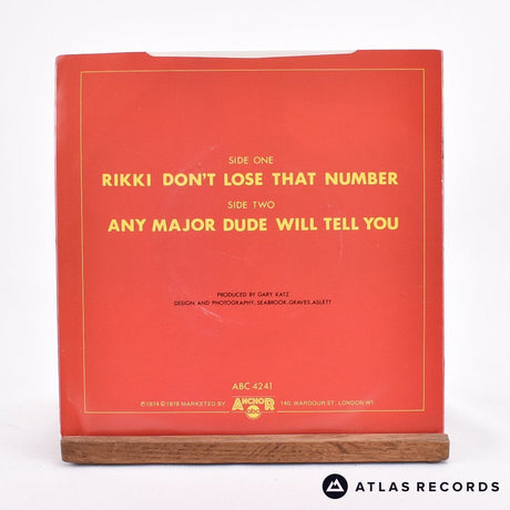 Steely Dan - Rikki Don't Lose That Number - 7" Vinyl Record - EX/EX