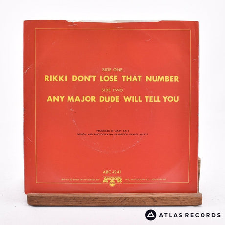 Steely Dan - Rikki Don't Lose That Number - 7" Vinyl Record - VG+/VG+