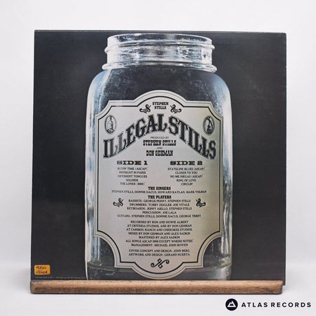 Stephen Stills - Illegal Stills - Lyric Sheet LP Vinyl Record - EX/EX