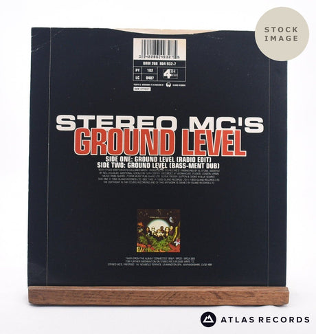 Stereo MC's Ground Level 7" Vinyl Record - Reverse Of Sleeve
