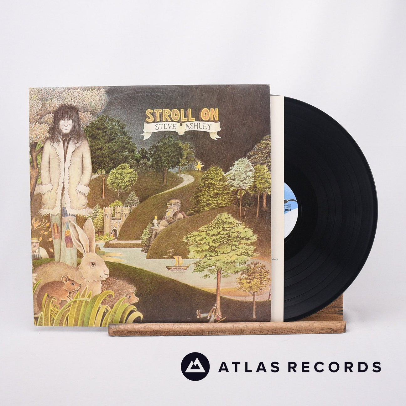 Steve Ashley Stroll On LP Vinyl Record - Front Cover & Record