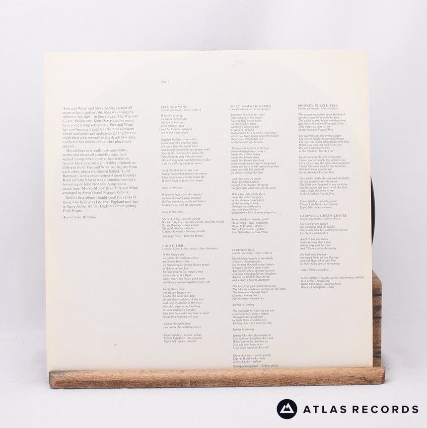 Steve Ashley - Stroll On - LP Vinyl Record - VG+/VG+