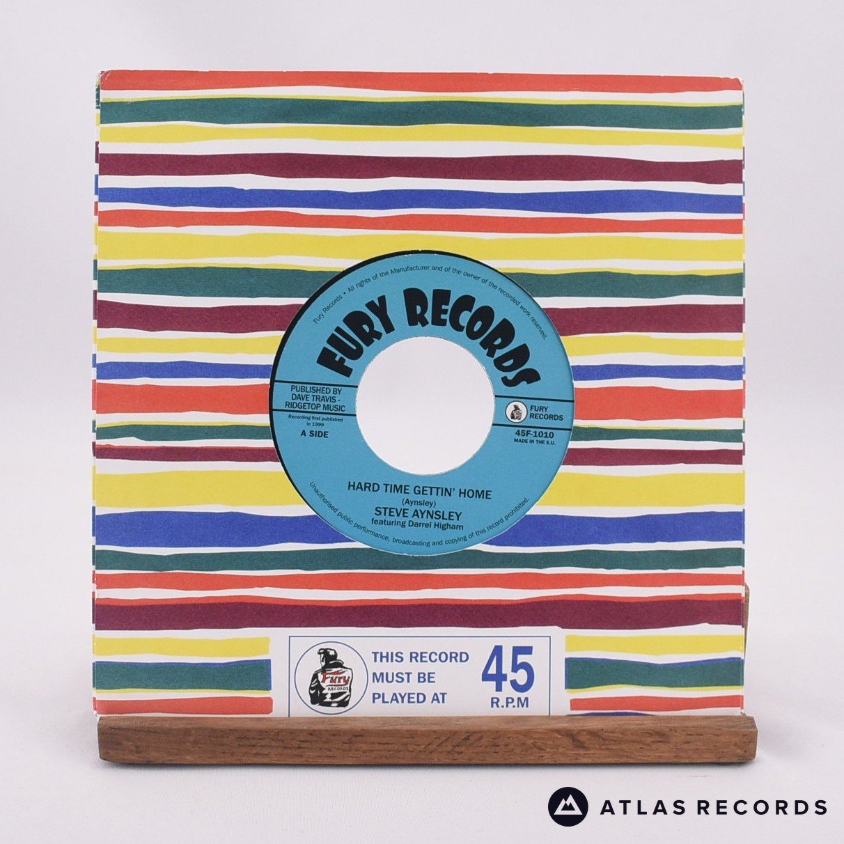 Steve Aynsley Hard Time Gettin' Home 7" Vinyl Record - In Sleeve