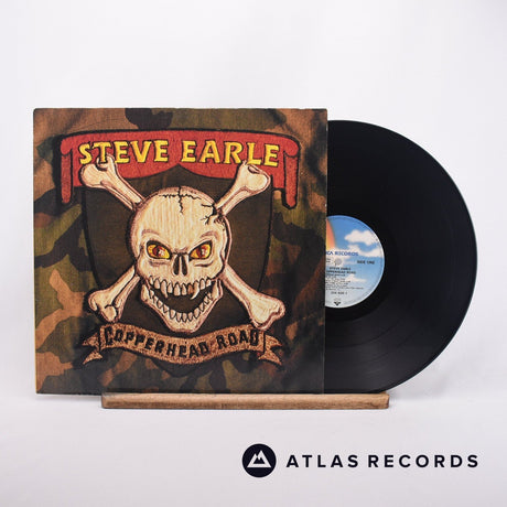 Steve Earle Copperhead Road LP Vinyl Record - Front Cover & Record