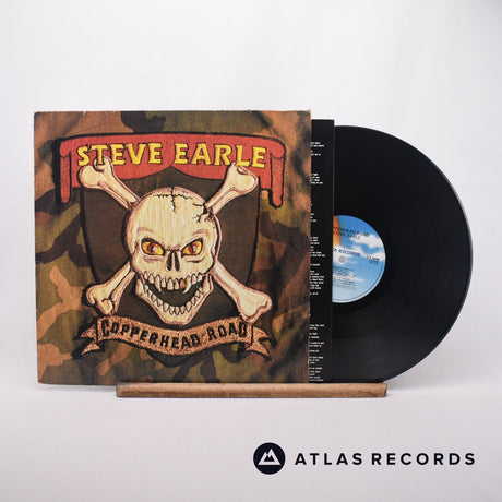 Steve Earle Copperhead Road LP Vinyl Record - Front Cover & Record