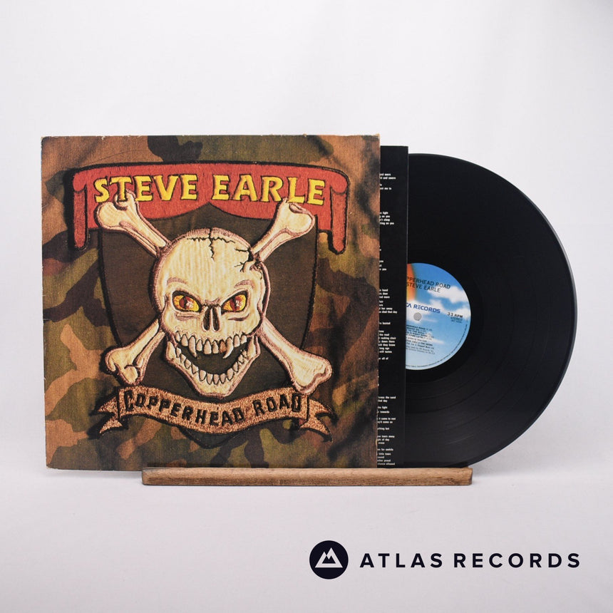 Steve Earle Copperhead Road LP Vinyl Record - Front Cover & Record