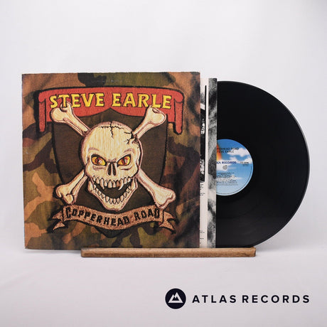 Steve Earle Copperhead Road LP Vinyl Record - Front Cover & Record