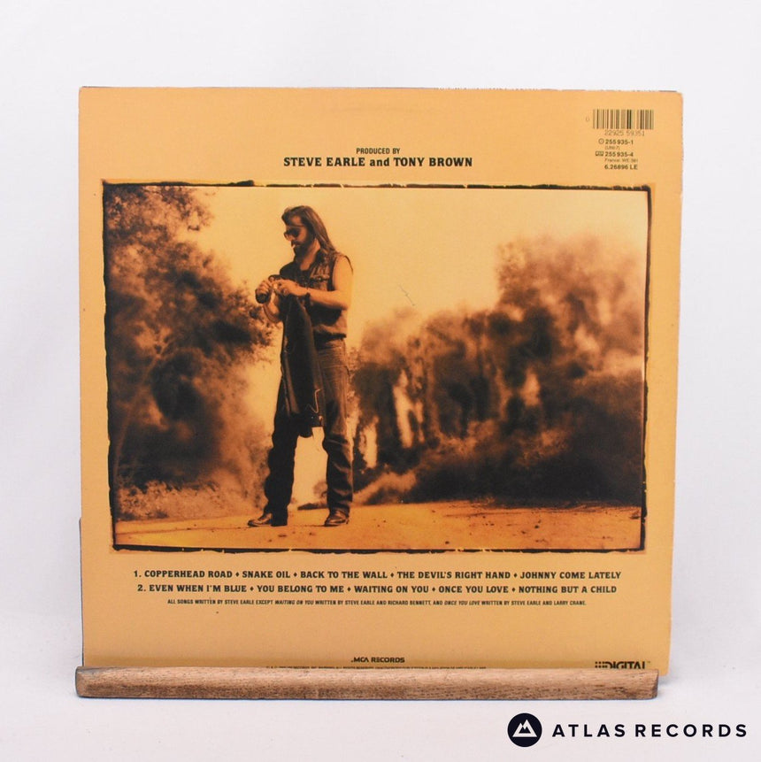 Steve Earle - Copperhead Road - LP Vinyl Record - EX/EX