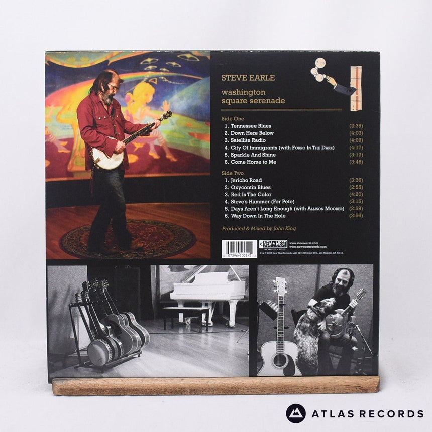 Steve Earle - Washington Square Serenade - Gold Metallic LP Vinyl Record - EX/NM