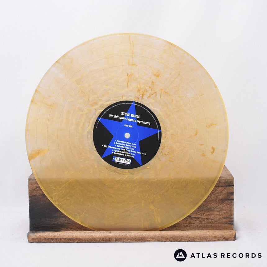 Steve Earle - Washington Square Serenade - Gold Metallic LP Vinyl Record - EX/NM