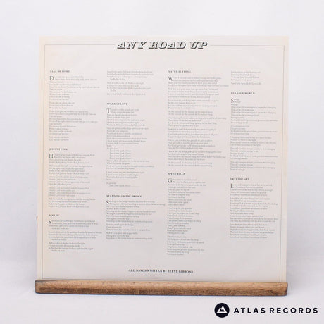 Steve Gibbons Band - Any Road Up - Lyric Sheet LP Vinyl Record - EX/EX
