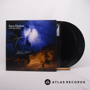 Steve Hackett At The Edge Of Light 2 x LP + CD Vinyl Record - Front Cover & Record