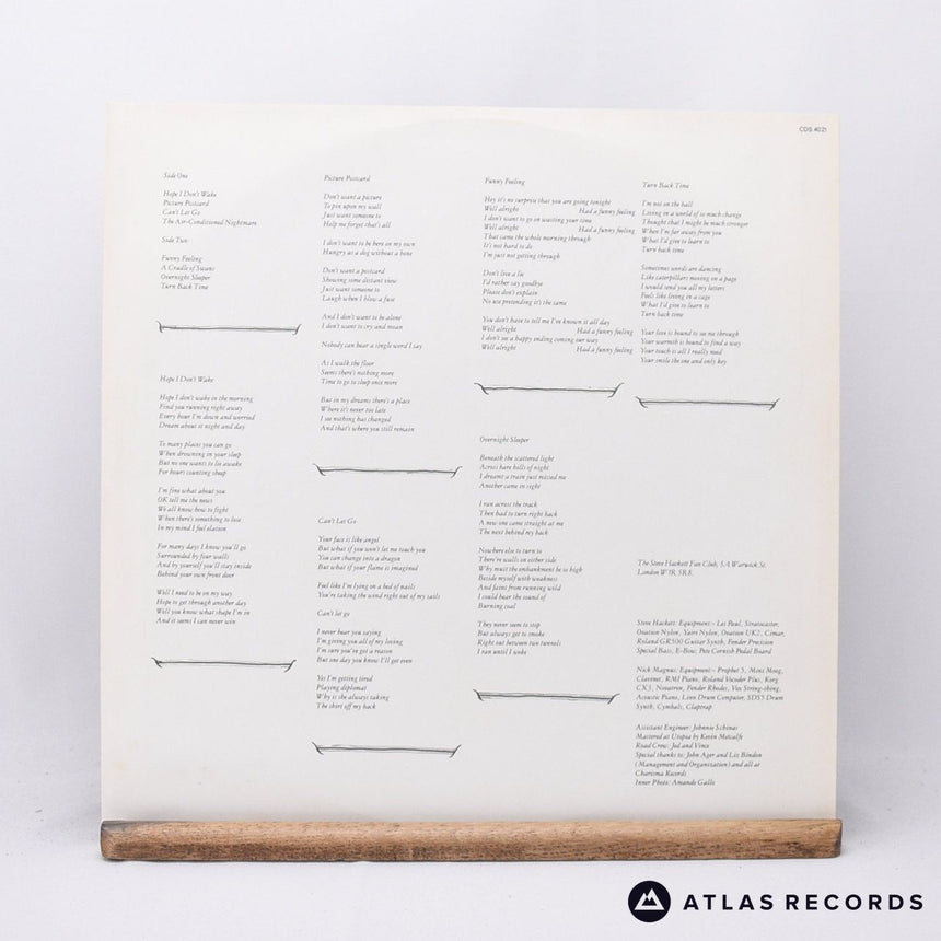 Steve Hackett - Cured - LP Vinyl Record - EX/EX