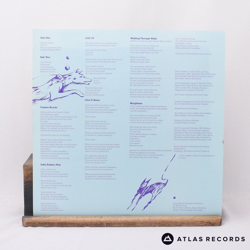 Steve Hackett - Highly Strung - Lyric Sheet Inserts LP Vinyl Record - EX/EX