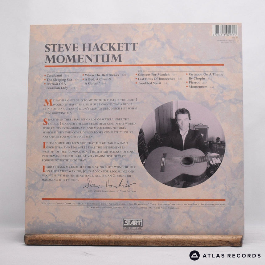 Steve Hackett - Momentum - LP Vinyl Record - NM/EX