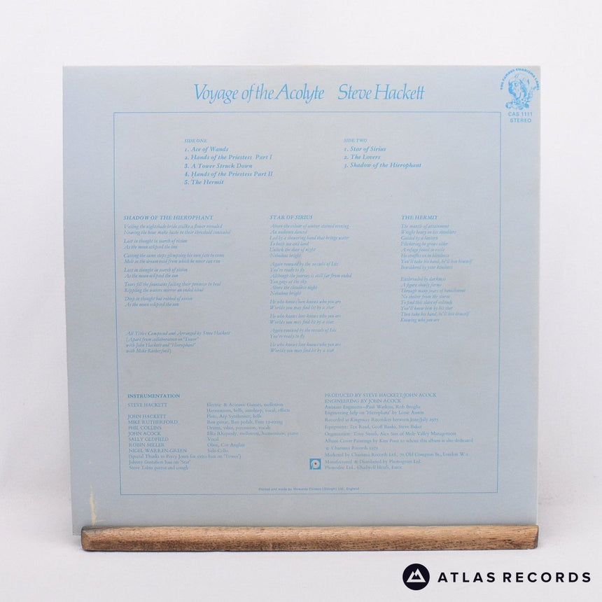 Steve Hackett - Voyage Of The Acolyte - Gatefold LP Vinyl Record - EX/EX