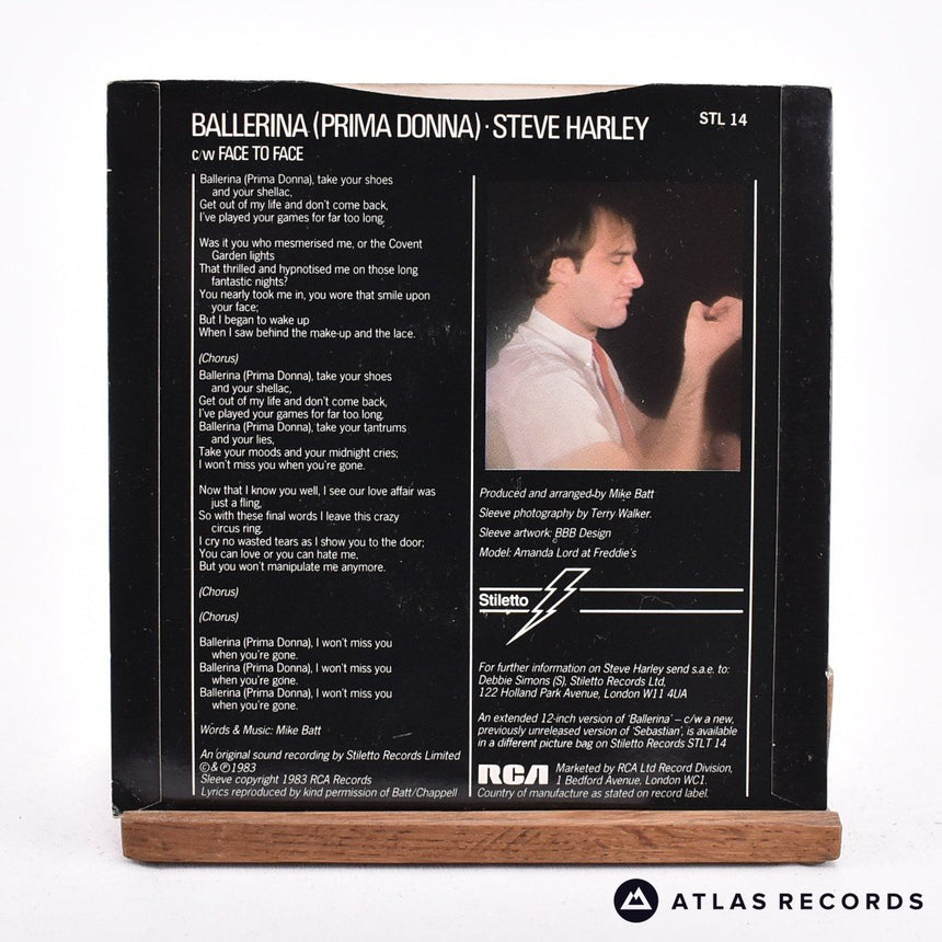 Steve Harley & Cockney Rebel - Ballerina - 7" Vinyl Record - VG+/EX