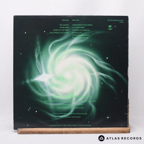 Steve Hillage - Green - Embossed Sleeve Lyric Sheet LP Vinyl Record - EX/EX