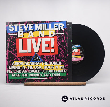 Steve Miller Band Live! LP Vinyl Record - Front Cover & Record