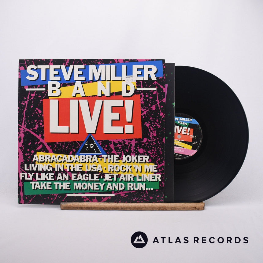 Steve Miller Band Live! LP Vinyl Record - Front Cover & Record
