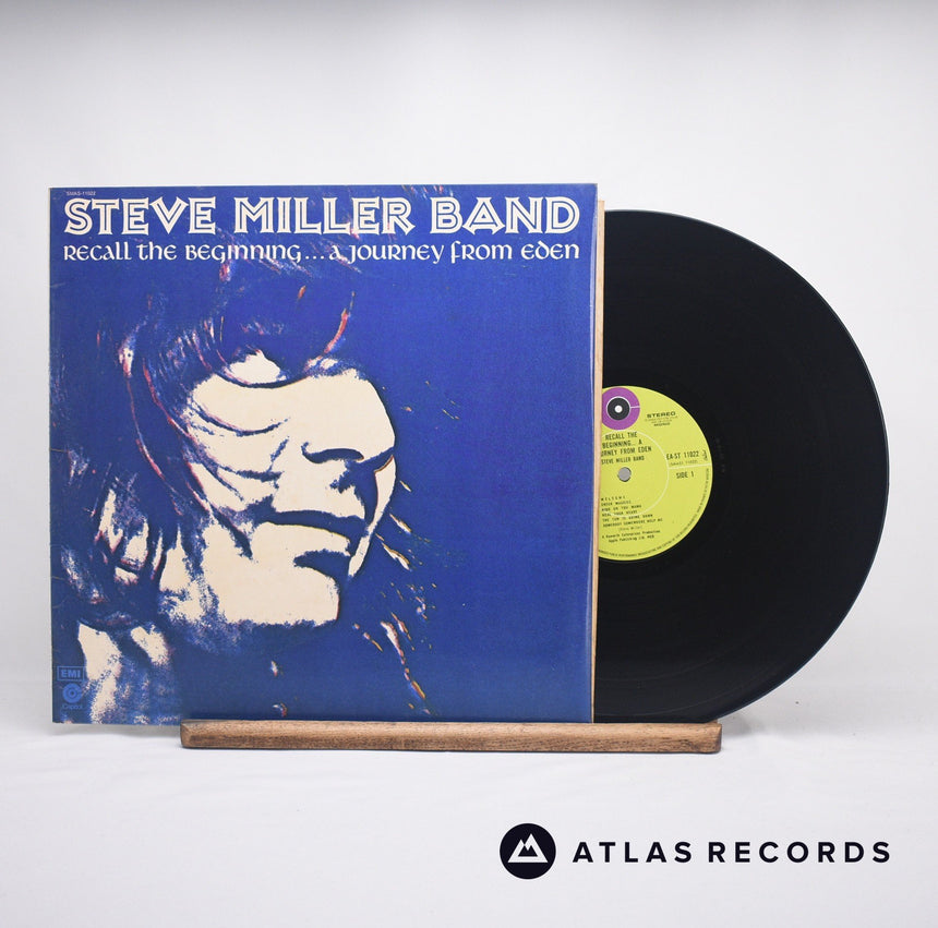 Steve Miller Band Recall The Beginning...A Journey From Eden LP Vinyl Record - Front Cover & Record